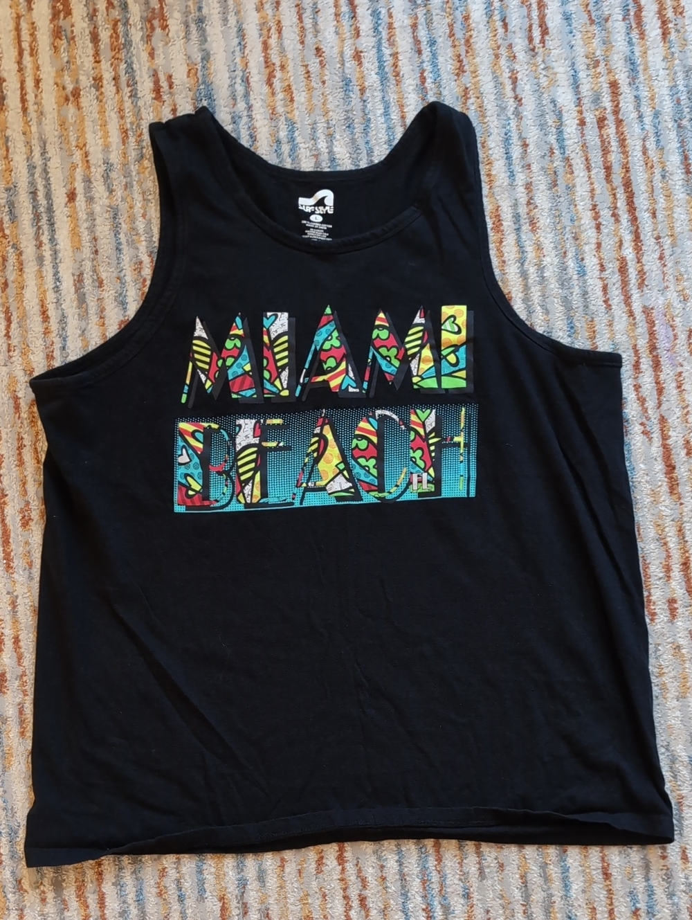 Surf Style Miami Beach Men's Tank Top Size L